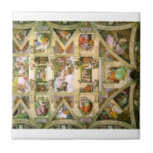 Michelangelo - Sistine Chapel Ceiling Fliese (Vorderseite)