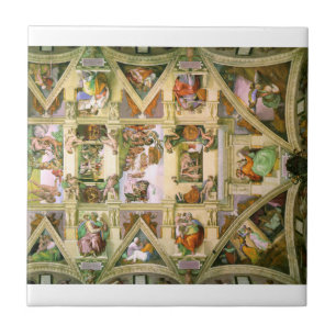 Michelangelo - Sistine Chapel Ceiling Fliese