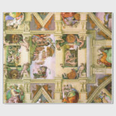 Michelangelo - Sistine Chapel Ceiling Geschenkpapier (Flach)