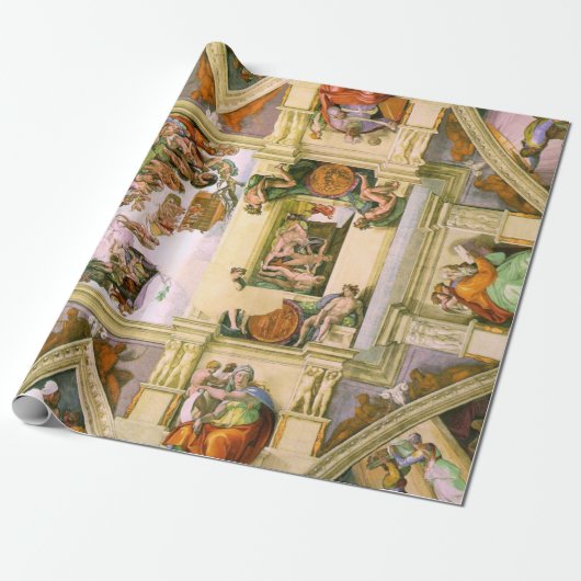 Michelangelo - Sistine Chapel Ceiling Geschenkpapier (Ungerollt)