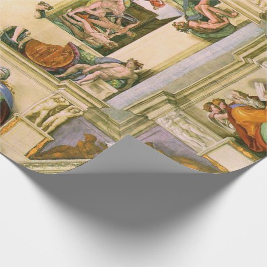 Michelangelo - Sistine Chapel Ceiling Geschenkpapier (Ecke)