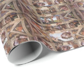 Michelangelo: Sistine Kapellen-Decke Geschenkpapier (Rolleneckpunkt)