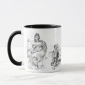 Michelangelo Titian und RAPHAEL (11 Unze) Tasse (Links)
