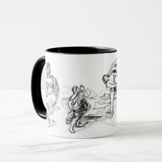 Michelangelo Titian und RAPHAEL (11 Unze) Tasse (Vorderseite Links)