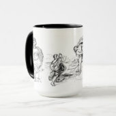 Michelangelo Titian und RAPHAEL (15oz) Tasse (Vorderseite Links)