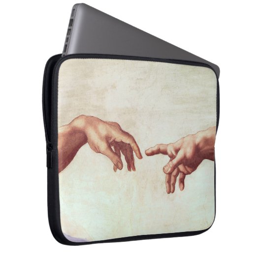 Michelangelo übergibt Laptop-Hülse Laptopschutzhülle (Vorne Rechts)