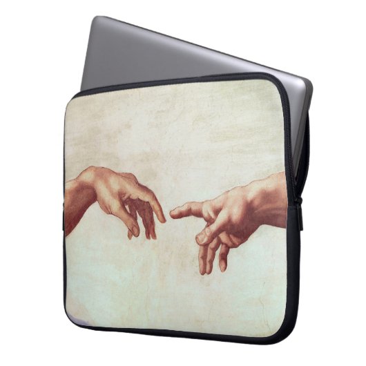 Michelangelo übergibt Laptop-Hülse Laptopschutzhülle (Vorderseite Links)