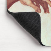 Michelangelo übergibt Mausunterlage Mousepad (Ecke)