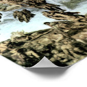 Michelangelo Unterberger - Der jüngste Hof Poster (Ecke)