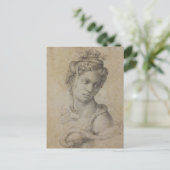 Michelangelos Cleopatra Postkarte (Stehend Vorderseite)