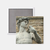 Michelangelos David 1 Magnet (Vorderseite/Rückseite)