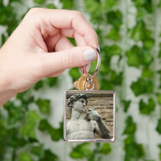 Michelangelos David 1 Schlüsselanhänger (Hand)