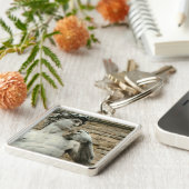 Michelangelos David 1 Schlüsselanhänger (Seite)