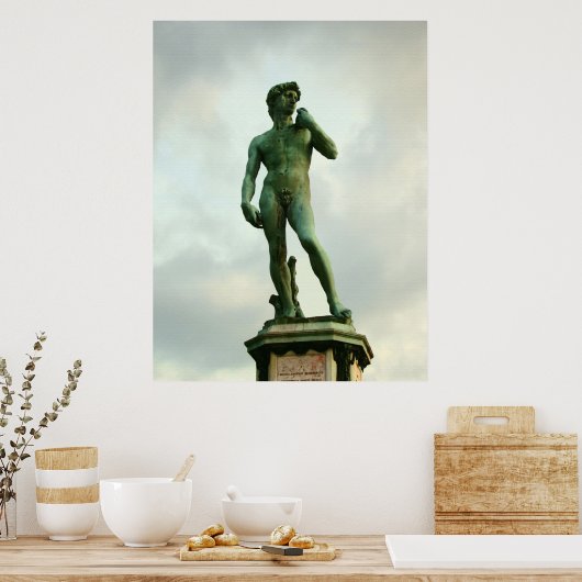 Michelangelos David 2 Poster (Küche)