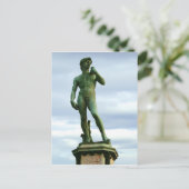 Michelangelos David 2 Postkarte (Stehend Vorderseite)