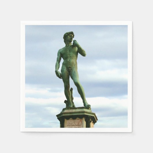 Michelangelos David 2 Serviette (Vorderseite)