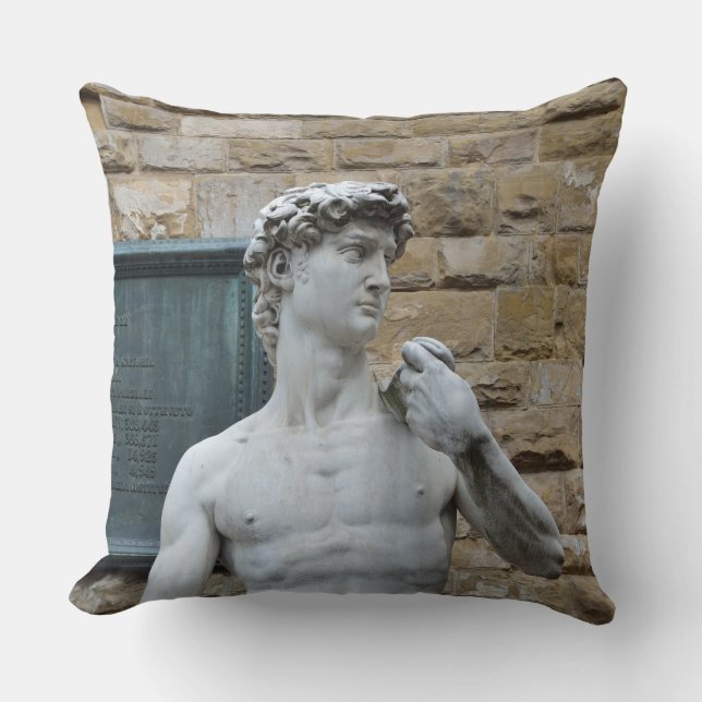 Michelangelos David Kissen (Vorderseite)