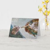 Michelangelos Die Erstellung einer Igel-Karte Karte (Gelbe Blume)