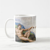 Michelangelos Die Schöpfung Adams Kaffeetasse (Links)
