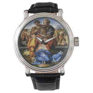Michelangelo's Doni Tondo oder Doni Madonna Armbanduhr