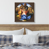 Michelangelo's Doni Tondo oder Doni Madonna Leinwanddruck (Insitu (Schlafzimmer))