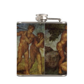 Michelangelos Fall und Ausweisung, Garten Eden Flachmann (Rückseite)