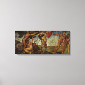 Michelangelos Fall und Ausweisung, Garten Eden Leinwanddruck (Vorderseite)