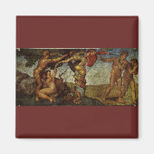 Michelangelos Fall und Ausweisung, Garten Eden Magnet (Vorne)