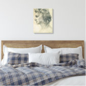 Michelangelos idealer Leiter einer Frau Leinwanddruck (Insitu (Schlafzimmer))