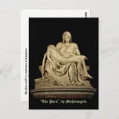 Michelangelos klassische Renaissance Postkarte (Vorne/Hinten)