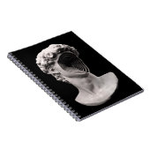 Michelangelos klassischer Büstenkopf Notizblock (Rechte Seite)