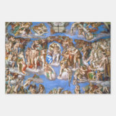 Michelangelos letztes Urteil Geschenkpapier Set (Vorderseite 2)