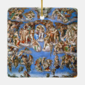 Michelangelos letztes Urteil Keramikornament (Rückseite)