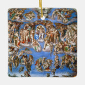 Michelangelos letztes Urteil Keramikornament (Vorderseite)