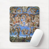 Michelangelos letztes Urteil Mousepad (Mit Mouse)