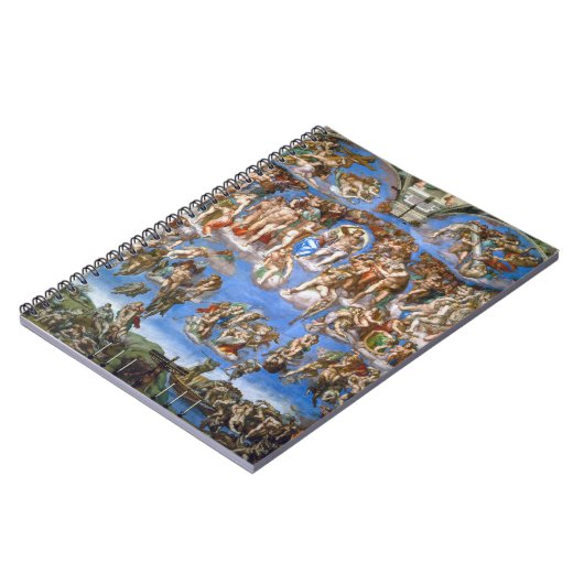 Michelangelos letztes Urteil Notizblock (Linke Seite)