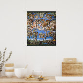 Michelangelos letztes Urteil Poster (Küche)