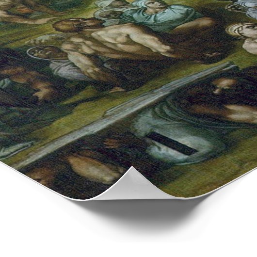 Michelangelos letztes Urteil Poster (Ecke)