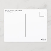 Michelangelos letztes Urteil Postkarte (Rückseite)