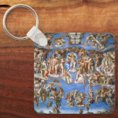 Michelangelos letztes Urteil Schlüsselanhänger (Vorderseite)