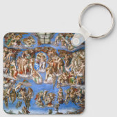 Michelangelos letztes Urteil Schlüsselanhänger (Rückseite)