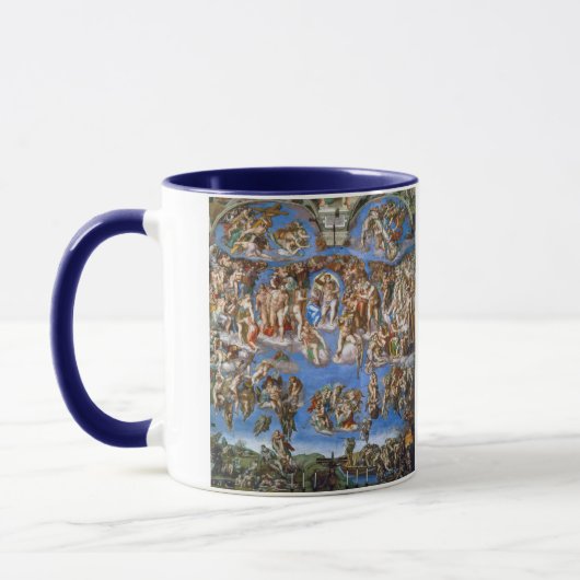 Michelangelos letztes Urteil Tasse (Links)