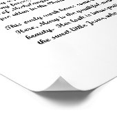 Michelangelos Madonna & Child Poster (Ecke)