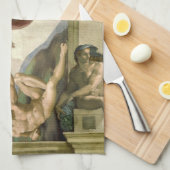 Michelangelos Menschenerschaffung (Schöpfung Adams Geschirrtuch (Viertel Falte)