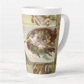 Michelangelos Menschenerschaffung (Schöpfung Adams Milchtasse (Rechte Ecke)