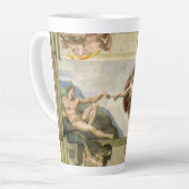 Michelangelos Menschenerschaffung (Schöpfung Adams Milchtasse (Linke Ecke)