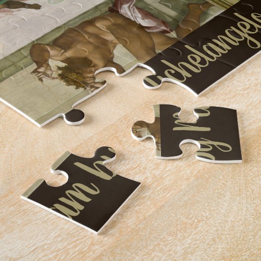 Michelangelos Menschenerschaffung (Schöpfung Adams Puzzle (Seite)