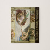 Michelangelos Menschenerschaffung (Schöpfung Adams Puzzle (Vertikal)