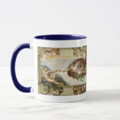 Michelangelos Menschenerschaffung (Schöpfung Adams Tasse (Links)