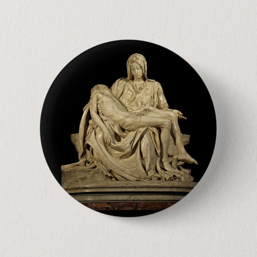 Michelangelos Pieta Button (Vorderseite)